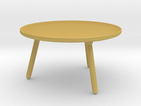 Miniature Norman Copenhagen Table - Nicholai Wiig  in Tan Fine Detail Plastic: 1:12