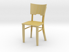 Miniature Chair fameg - Fameg in Tan Fine Detail Plastic: 1:12