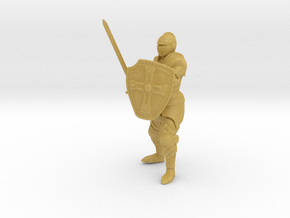 Knight Errant Standing in Tan Fine Detail Plastic: 1:25