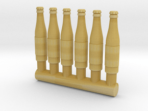 4" Action Figure Scale Bottles (G.I.Joe/Star Wars) in Clear Ultra Fine Detail Plastic: Medium