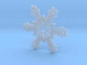 Austin snowflake ornament in Tan Fine Detail Plastic