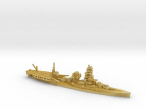 Japanese Ise-class Hybrid Battleship in Tan Fine Detail Plastic: 1:2400