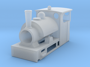 Albert the Mid Sodor Railway Engine (OO9) in Clear Ultra Fine Detail Plastic