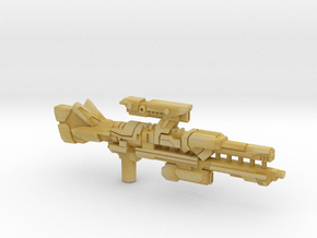 Universe Rail Laser Rifle (3mm, 5mm) in Tan Fine Detail Plastic: Medium