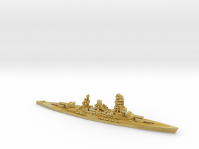 Japanese Nagato-Class Battleship in Clear Ultra Fine Detail Plastic: 1:1200