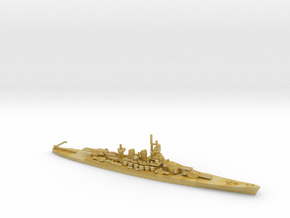 Italian Littorio-class Battleship in Tan Fine Detail Plastic: 1:1800