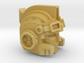 Metal Sculptor's head RiD in Tan Fine Detail Plastic
