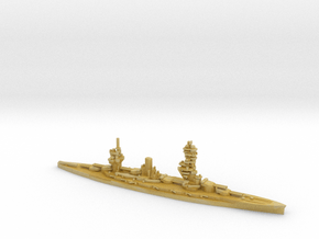 Japanese Fuso-Class Battleship in Tan Fine Detail Plastic: 1:2400