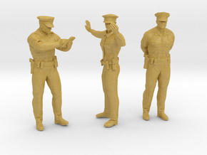 Police Officer Traffic Control Set in Tan Fine Detail Plastic: 1:48 - O