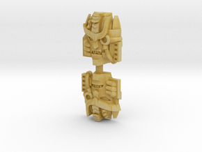 Dinobot 2 Face (Titans Return) in Tan Fine Detail Plastic: Small