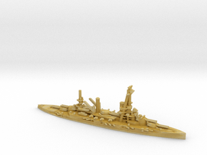 French Bretagne-Class Battleship in Clear Ultra Fine Detail Plastic: 1:1200