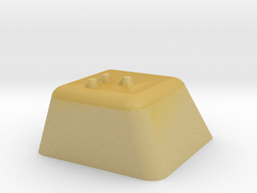 Braille Keycaps in Tan Fine Detail Plastic: Extra Small