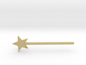 Magic wand in Tan Fine Detail Plastic: Small