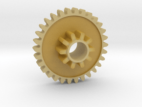 Replacement Floppy Drive Gear for Macintosh in Tan Fine Detail Plastic: Small