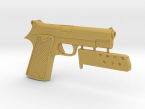 French Army 1935S Pistol  in Tan Fine Detail Plastic