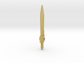 Grimlock Energo Sword in Tan Fine Detail Plastic: Small
