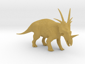 Styracosaurus 1/50 or 1/25 Scale Model - Colored in Tan Fine Detail Plastic: Small