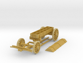 Carolean Bullet wagon in Tan Fine Detail Plastic: 1:32