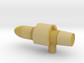 Scourge Rocket Booster in Tan Fine Detail Plastic: Small