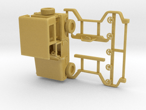 Jeep Kit - HO Scale in Tan Fine Detail Plastic: 1:87 - HO