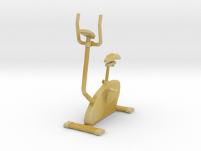 Miniature Dollhouse Exercise Bike in Clear Ultra Fine Detail Plastic: 1:12