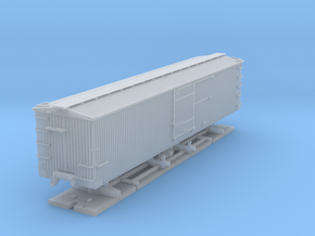 Nn3 Pacific Coast Railway 36'-6" Box Car in Clear Ultra Fine Detail Plastic