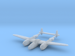 1/200 Lockheed P-38J Lightning in Clear Ultra Fine Detail Plastic