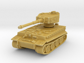 Tiger I Rear Turret 1/144 in Tan Fine Detail Plastic