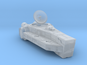 Generic Star Wars-style Freighter in Clear Ultra Fine Detail Plastic