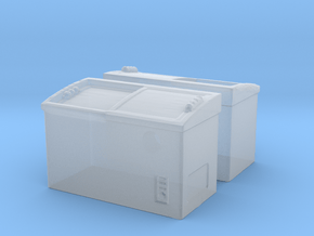Restaurant Refrigerator (x2) 1/100 in Clear Ultra Fine Detail Plastic