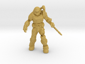 Hell Crusader Zombie Skin miniature model rpg dnd in Tan Fine Detail Plastic
