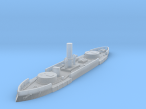 1/1200 SMS Arminius (Unnamed Confederate Ironclad) in Clear Ultra Fine Detail Plastic