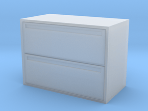 1:24 Industrial Drawer Unit in Clear Ultra Fine Detail Plastic