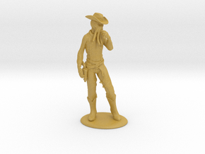 High Midnight: Cowboy Mind-flayer Miniature in Tan Fine Detail Plastic: 28mm