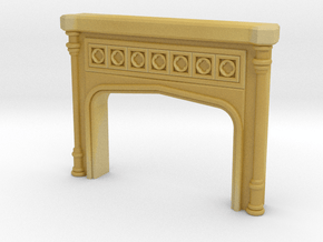 Ravenswood House Grand Fireplace in Clear Ultra Fine Detail Plastic: 1:12