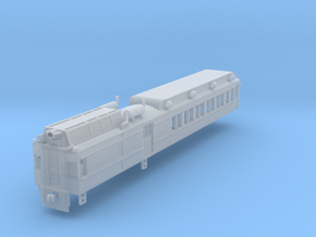 N scale B&O Doodlebug, Complete model in Clear Ultra Fine Detail Plastic