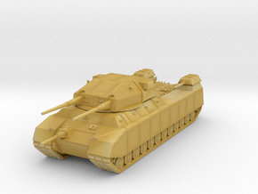 Ratte P1000 LandKreuzer tank concept WW2 in Tan Fine Detail Plastic: 1:400