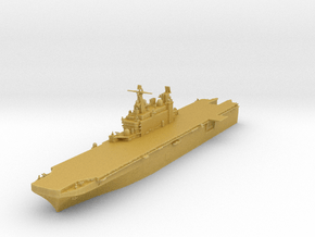USS Tarawa LHA-1 in Clear Ultra Fine Detail Plastic: 1:1000