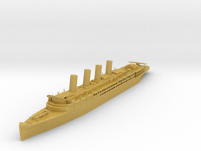 RMS Lusitania in Tan Fine Detail Plastic: 1:1000