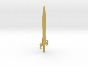 SS86 Slag Sword in Tan Fine Detail Plastic: Extra Large