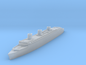 SS Normandie in Clear Ultra Fine Detail Plastic: 1:1200