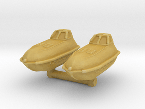 Totally Enclosed Lifeboat in Tan Fine Detail Plastic: 6mm