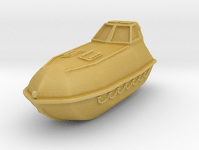 Totally Enclosed Lifeboat in Tan Fine Detail Plastic: 1:96