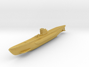 Type VII U-boat in Clear Ultra Fine Detail Plastic: 6mm