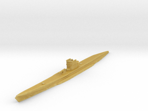 Type VII U-boat waterline in Clear Ultra Fine Detail Plastic: 6mm