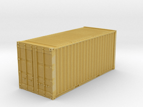 20ft Shipping Container N Scale in Clear Ultra Fine Detail Plastic: 1:148