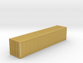 40ft Container N Scale in Clear Ultra Fine Detail Plastic: 1:148
