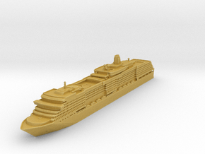 MS Queen Victoria in Clear Ultra Fine Detail Plastic: 1:1200