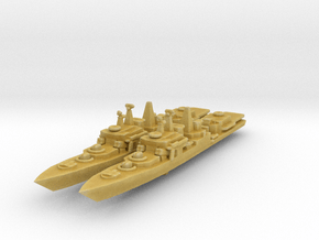 Udaloy I Destroyer in Tan Fine Detail Plastic: 1:2400
