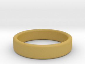 Comfy, narrow 3D-printed ring in Clear Ultra Fine Detail Plastic: 4.5 / 47.75